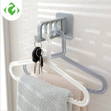 Load image into Gallery viewer, GUANYAO foldable Key Decorative Hooks Multi-function Door Hooks strong adhesive hanger storage rack coat hooks Creative Solid